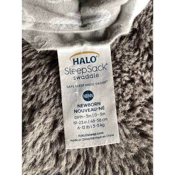 Halo Clouds Newborn Sleepsack Swaddle 3-Way Adjustable Wearable Blanket Tog 0-3M - Picture 6 of 10
